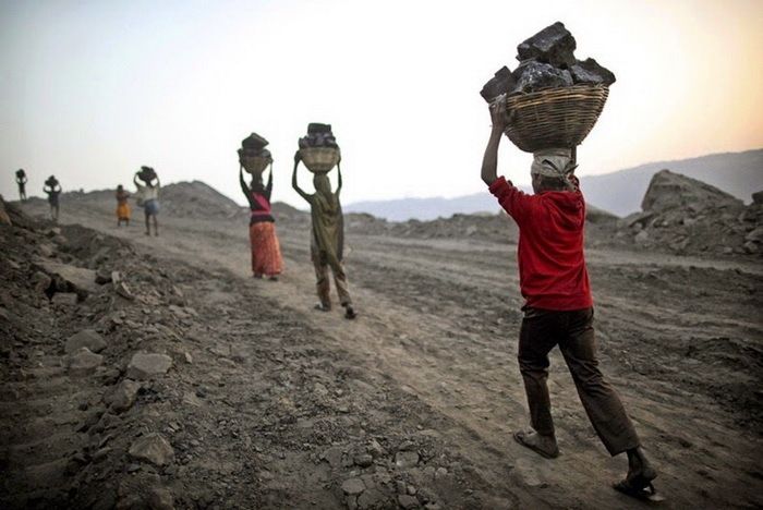 Угольные шахты в индийском штате Джаркханд