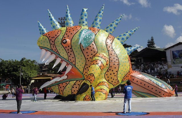 Солнечный фестиваль воздушных шаров в Колумбии