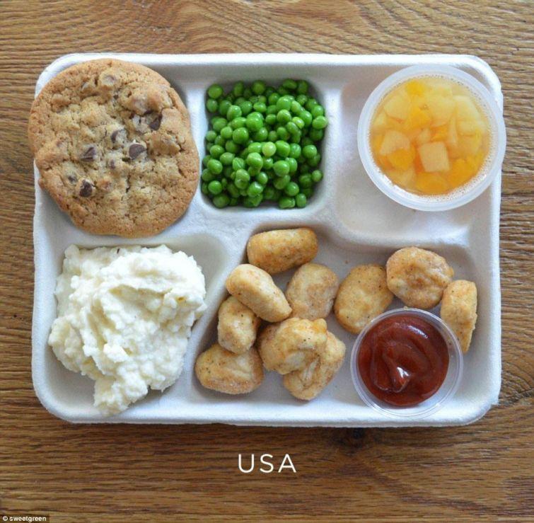 Школьные обеды из разных стран мира