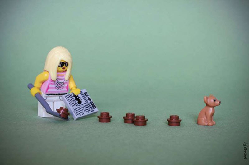 Жизненные сцены из Lego