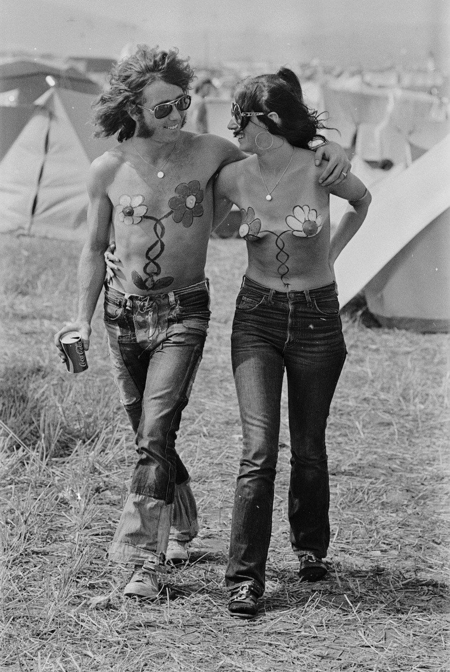 Музыкальный Фестиваль на острове Уайт: фотографии 60-70-х гг.