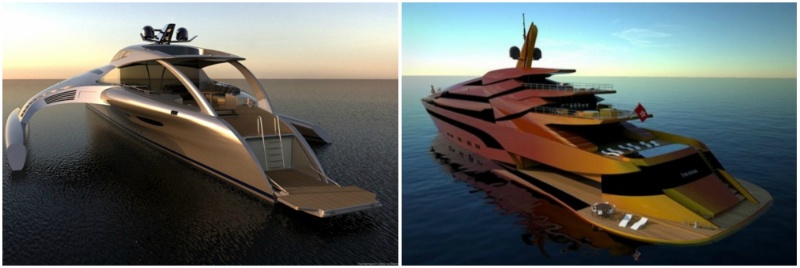 Шикарные яхты миллиардеров
