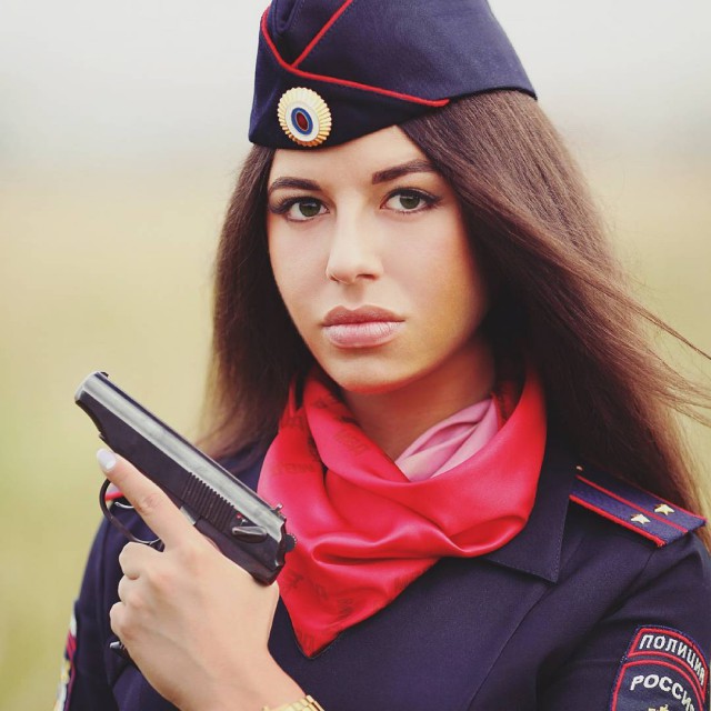 Российская полиция на фото в Instagram