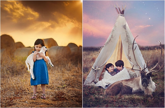 20 фотографий детей и животных с фотоконкурса Children and animals