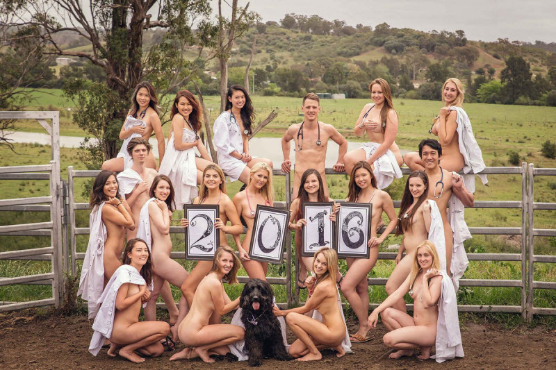 Студенты Университета Сиднея разделись для благотворительного календаря