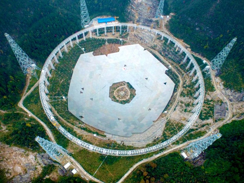 Самый большой радиотелескоп для поиска внеземной жизни строят в Китае
