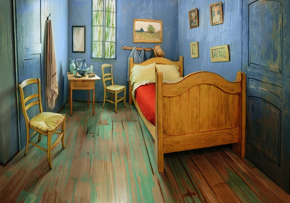 В Чикаго можно снять комнату с интерьером спальни Ван Гога