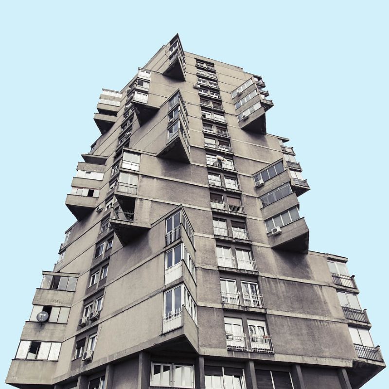 Футуристическая архитектура в Белграде