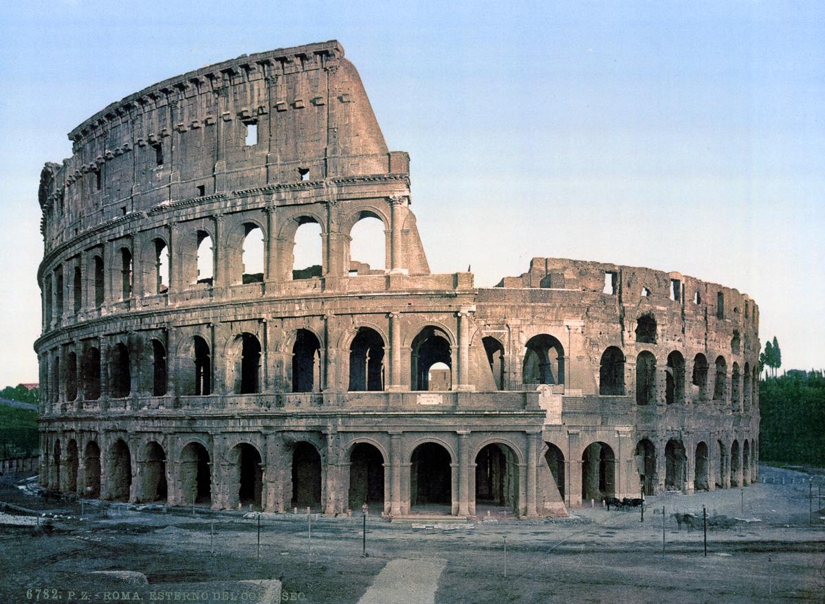 Рим в цветных открытках 1890 года