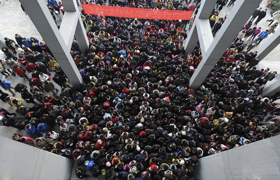 Фотографии о том, насколько много людей в Китае