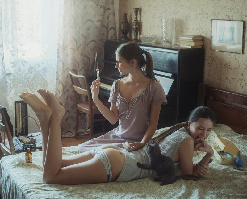 Красивые и веселые эротические снимки от Дэвида Дубнитского