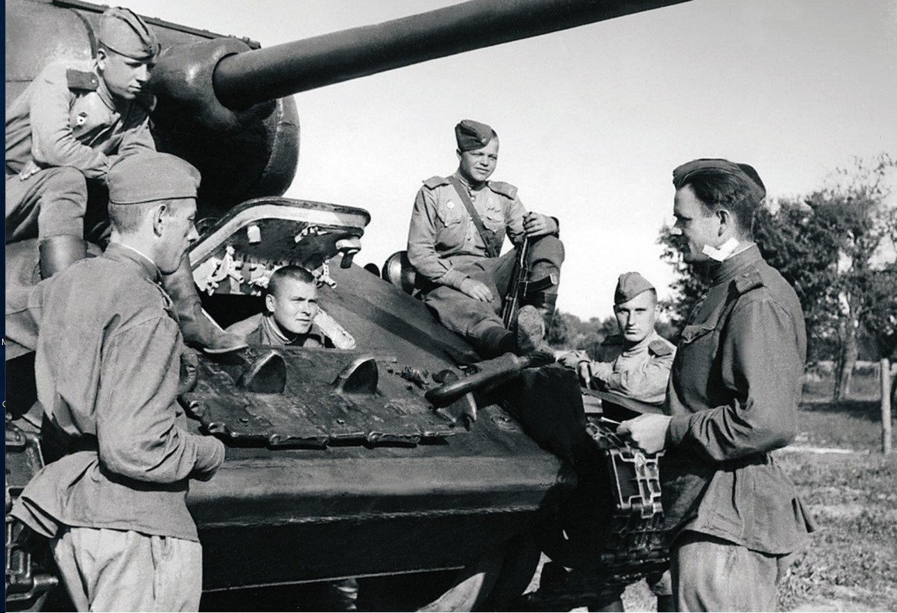 Фото военных лет великая отечественная. 63-Й Гвардейской Челябинской танковой бригады. Экипаж танка т-34.