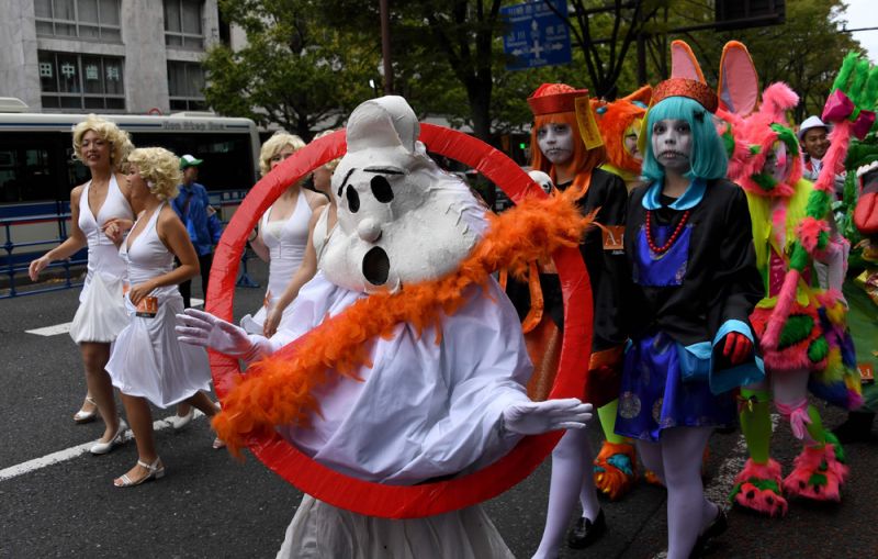 Парад в Кавасаки посвященный Хэллоуину