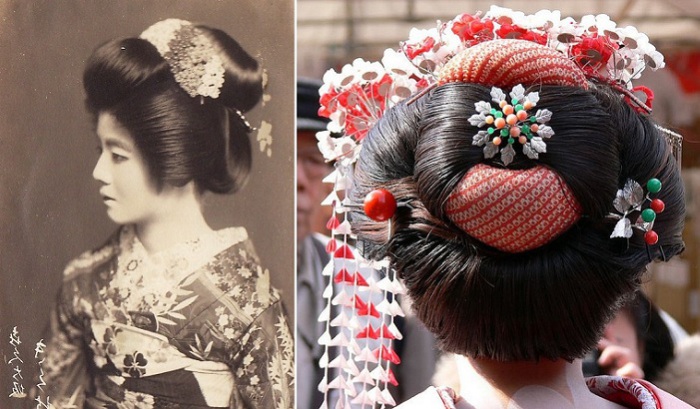 Прическа гейши: искусство традиционной японской укладки волос