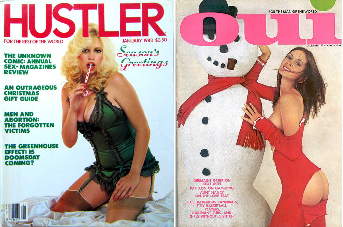 Рождественские обложки мужских журналов