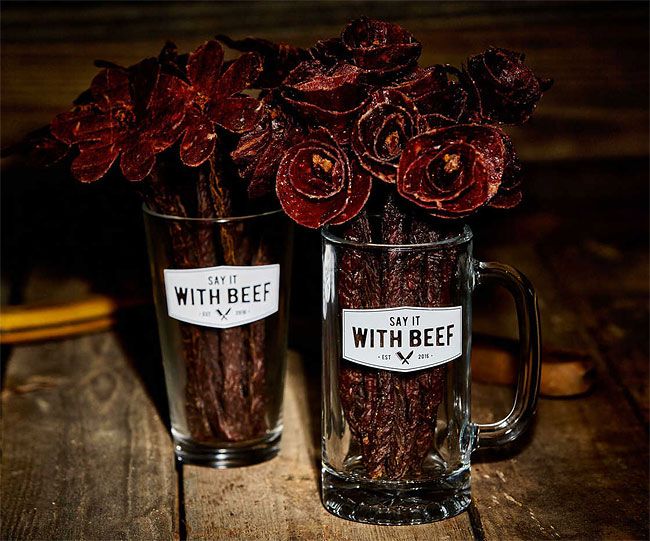 Цветы из говядины — подарок перед свиданием в пивнухе