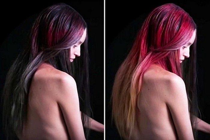 Изобретена краска для волос, меняющая цвет