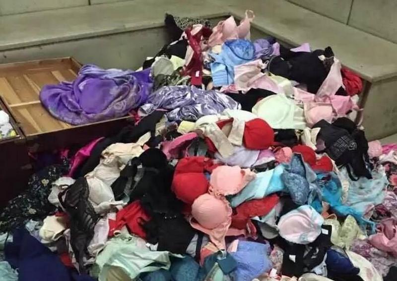 В комнате китайца нашли 10 000 предметов женского нижнего белья