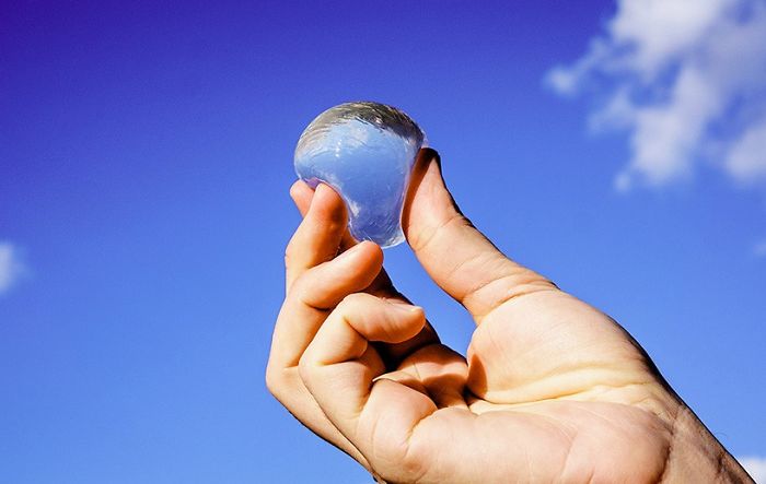 Водяные пузыри Ooho могут стать заменой пластиковой бутылке