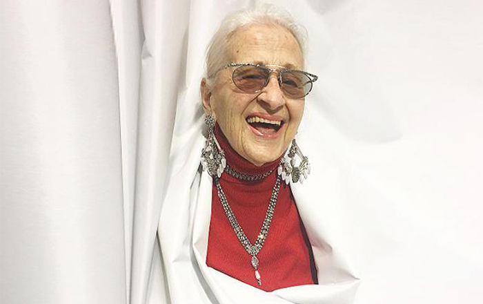 95-летняя модель Эрнестина Штольберг