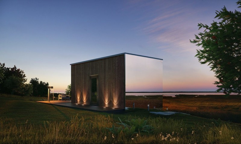 Стеклянный дом из Эстонии, который можно установить за 8 часов