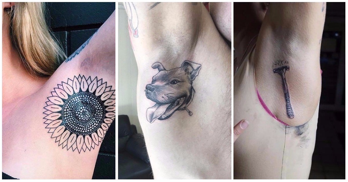 Татуировки под мышками: тату-тренд инстаграма