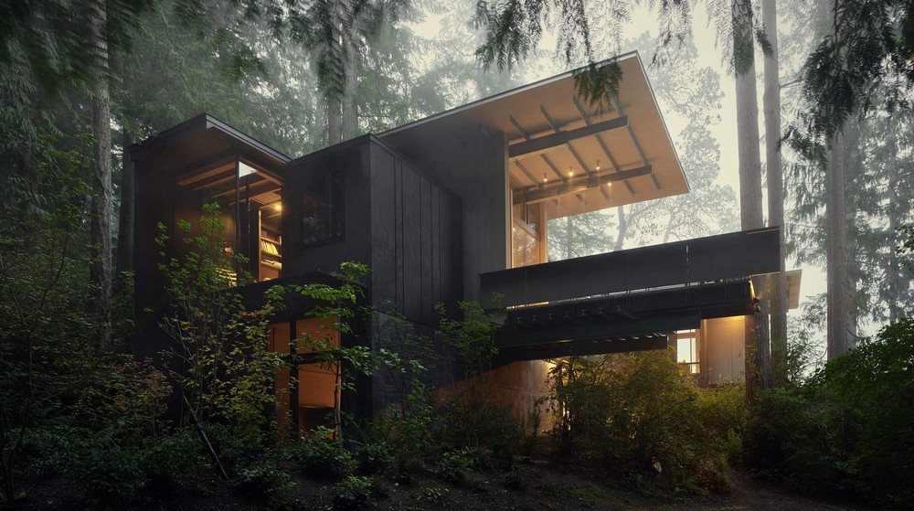 Потрясающий лесной домик в США
