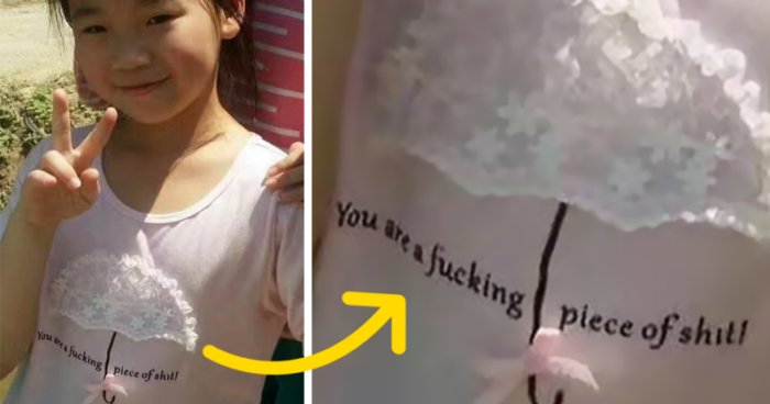 Китайцы, которые не представляют, что написано на их одежде
