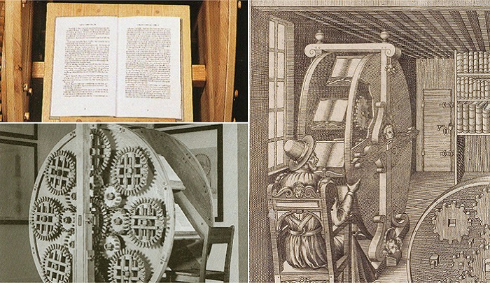 Книжное колесо — изобретение XVI века