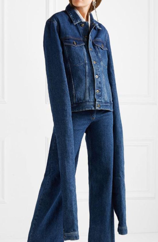 Модный джинсовый жакет