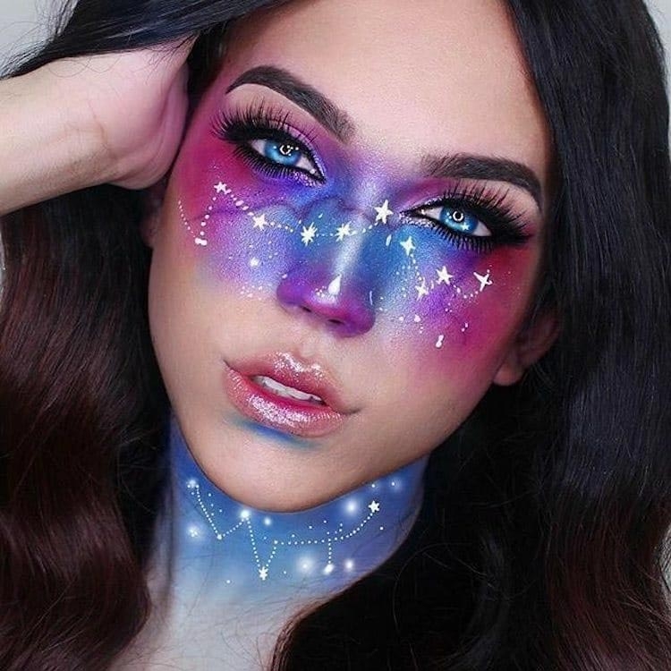 Галактический макияж — новый модный тренд