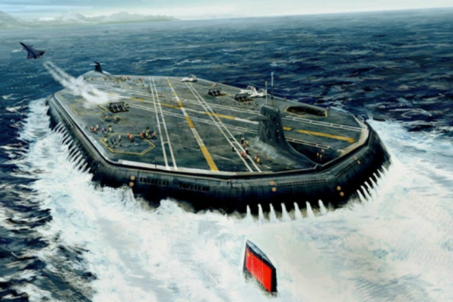 Проект подводного атомного авианосца России