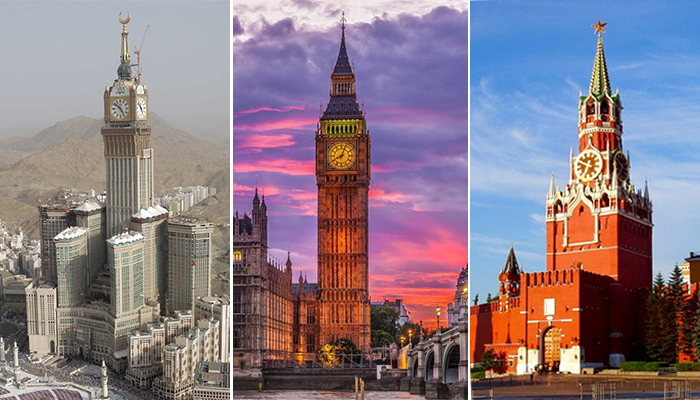 Знаменитые часовые башни в разных странах