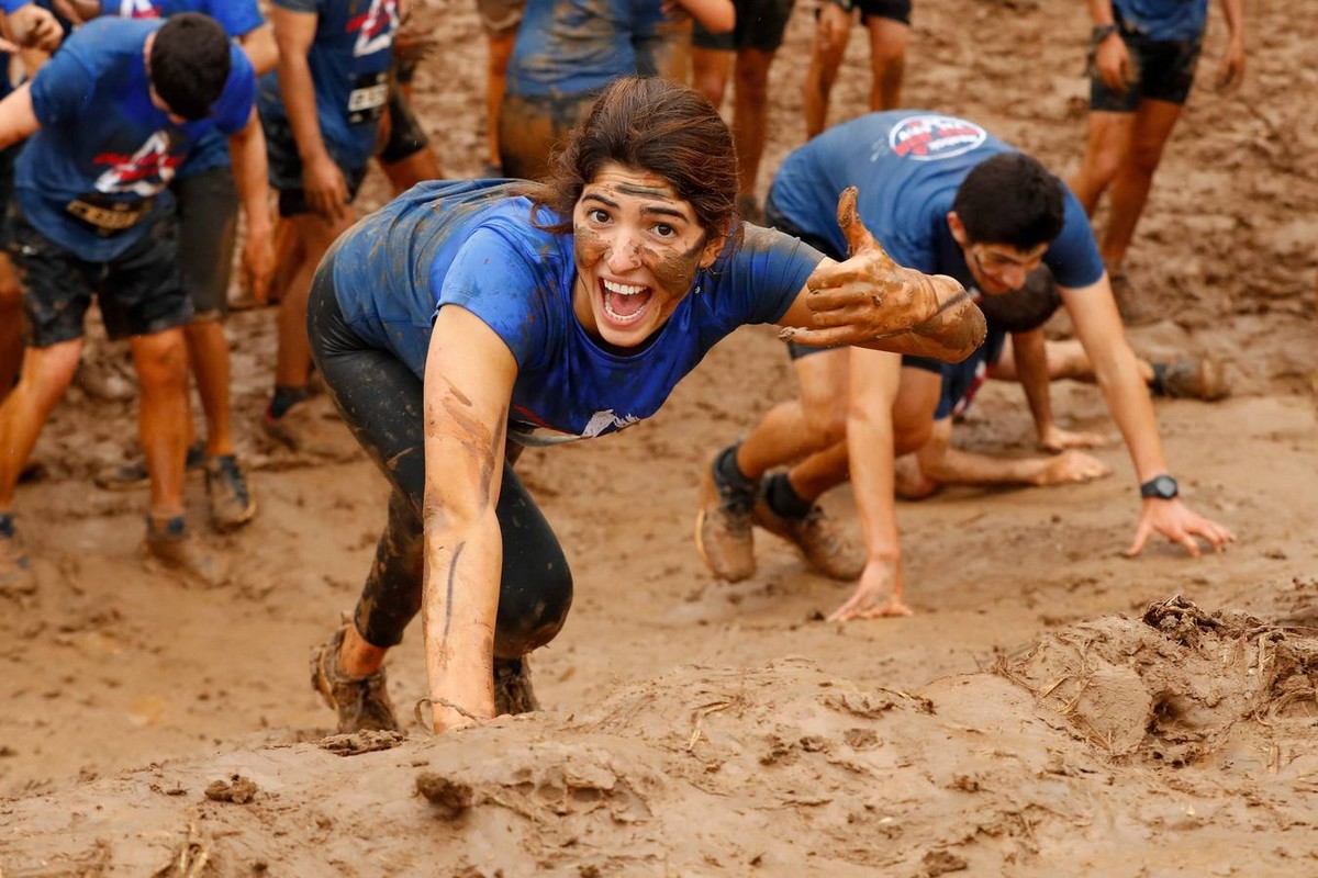Ежегодная гонка по грязи Run Mud в Тель-Авиве