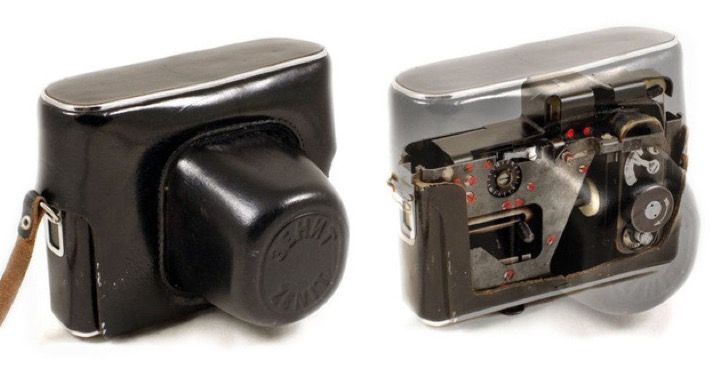 Шпионская камера в обычном фотоаппарате «Зенит»