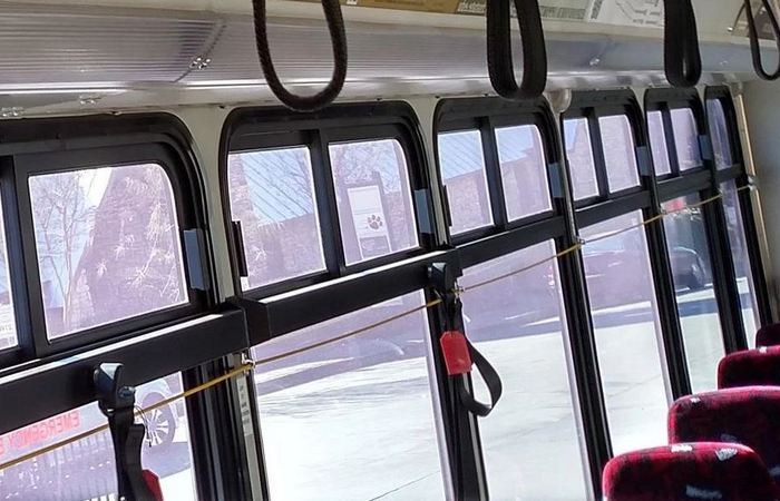 Для чего нужна желтая веревка в автобусах США