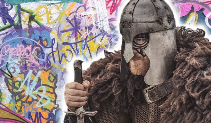 Где остались граффити, которые рисовали викинги