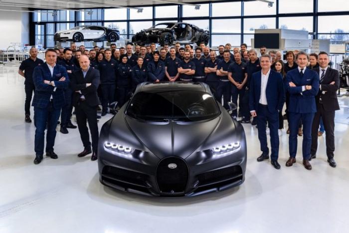 Компания Bugatti выпустила 250-й экземпляр гиперкара Chiron