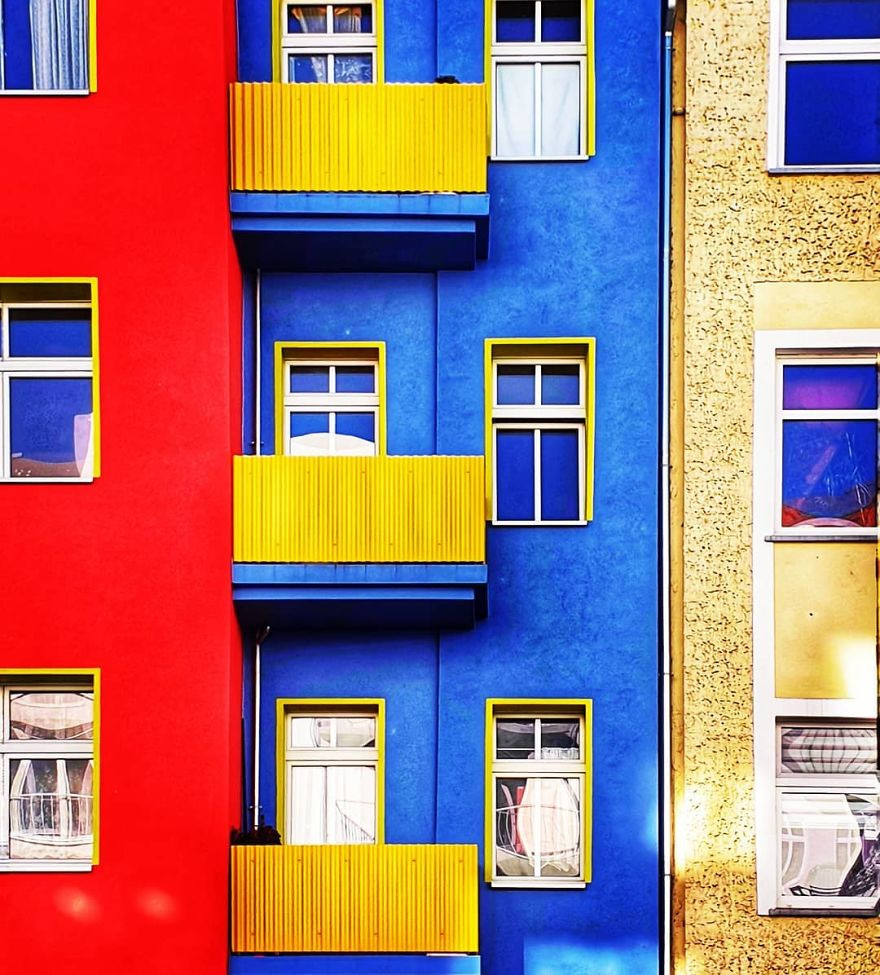 Красочные здания Берлина в объективе