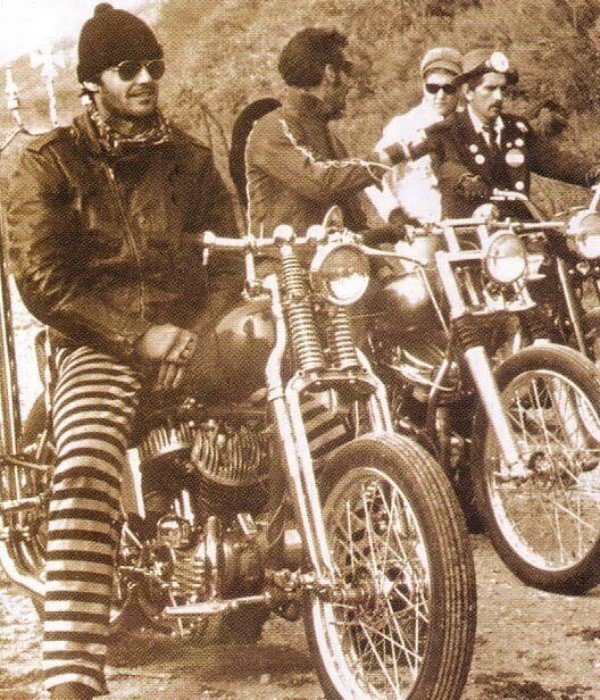 Знаменитости ХХ века на мотоциклах