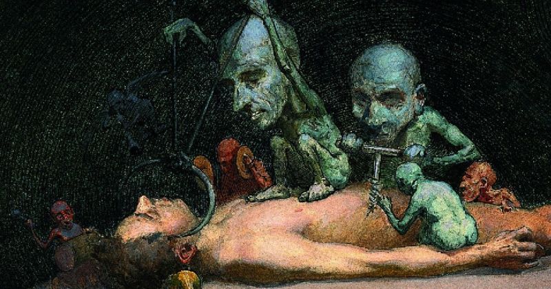 Ричард Теннант Купер и его чумные фантазии в картинах