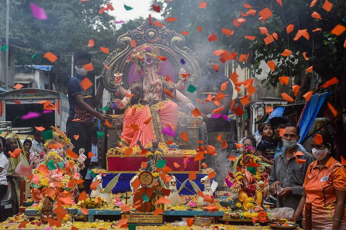 Фестиваль Ганеши Чатуртхи в Индии