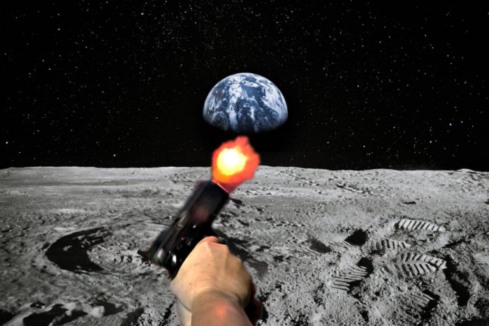 Что будет происходить, если с Луны выстрелить в сторону Земли