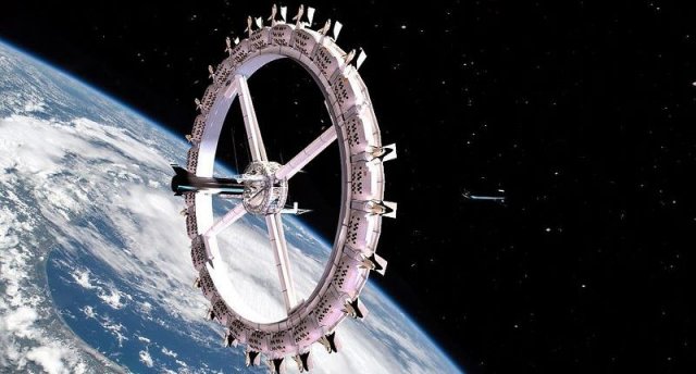 Концепт космо-отеля Voyager Station на низкой околоземной орбите