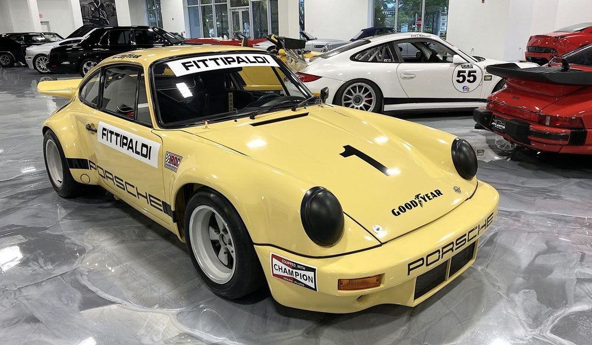 Porsche 1974 года, на котором участвовал в гонках Пабло Эскобар