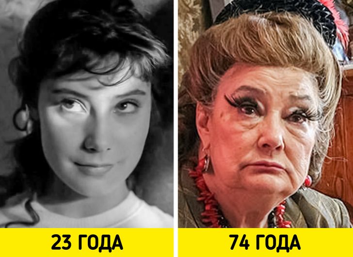 Любимые советские актрисы в своих звездных и последних ролях