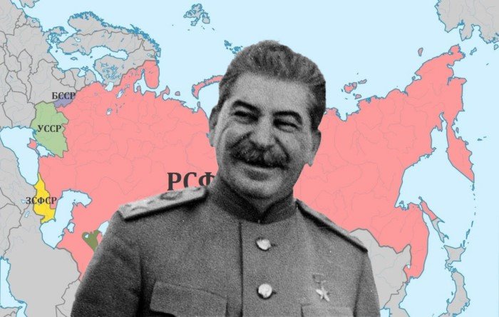 Какие земли Россия потеряла во времена Сталина?