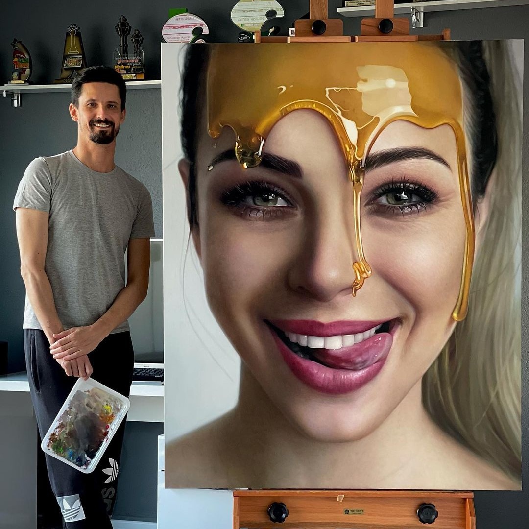 Бразильский художник пишет невероятно реалистичные портреты маслом