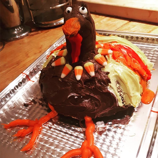 Праздничные торты на День благодарения, которые не получились