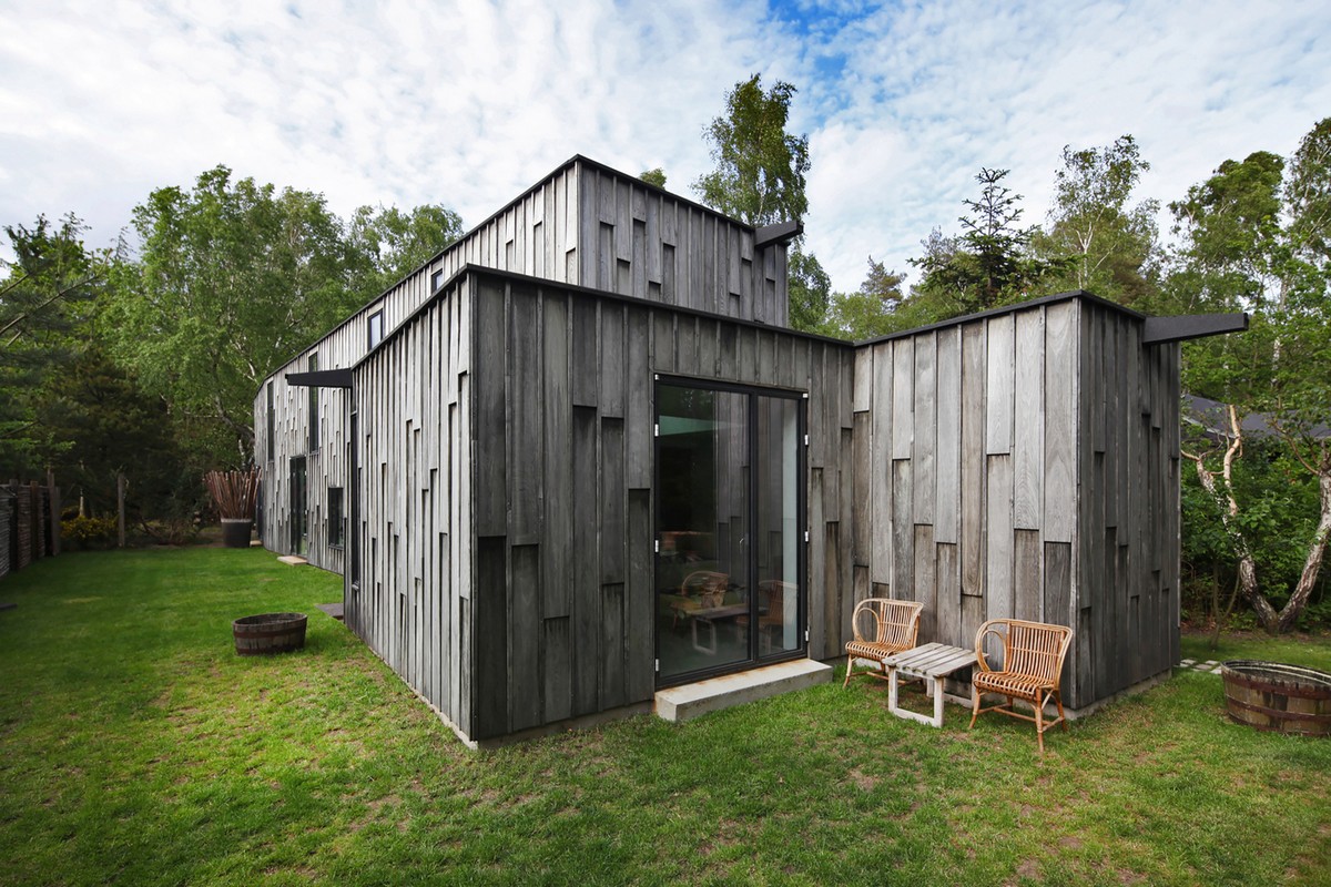 Деревянный лесной дом в Дании